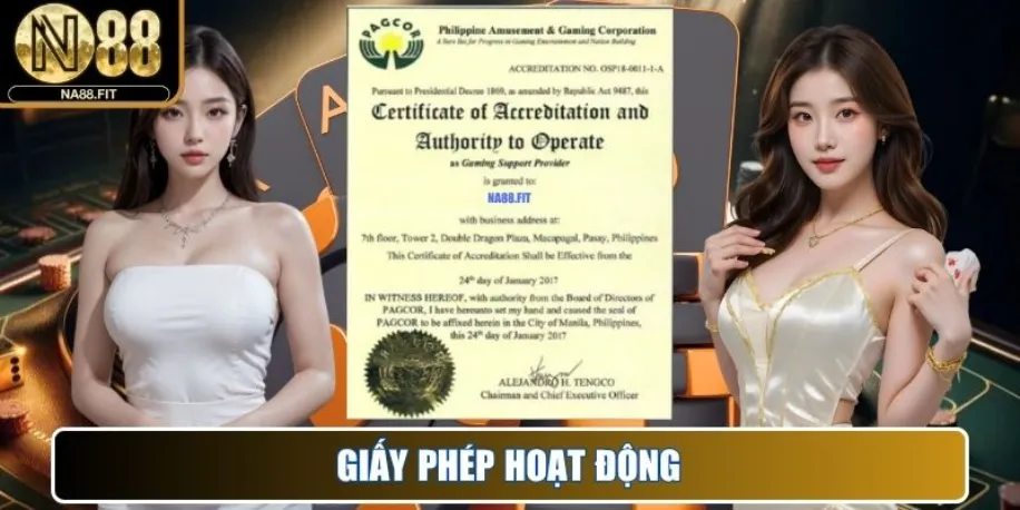 Giấy phép hoạt động